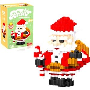 New Christmas Building Blocks Santa Compatible with Lego Christmas Micro Blocks